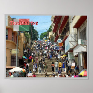 Tananarive - Madagascar - Poster