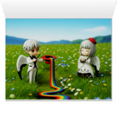 Tancho Couple Friendly Card (Inside Horizontal (Bottom))