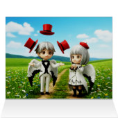 Tancho Couple Friendly Card (Inside Horizontal (Top))