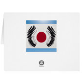 Tancho Couple Friendly Card (Back Horizontal)