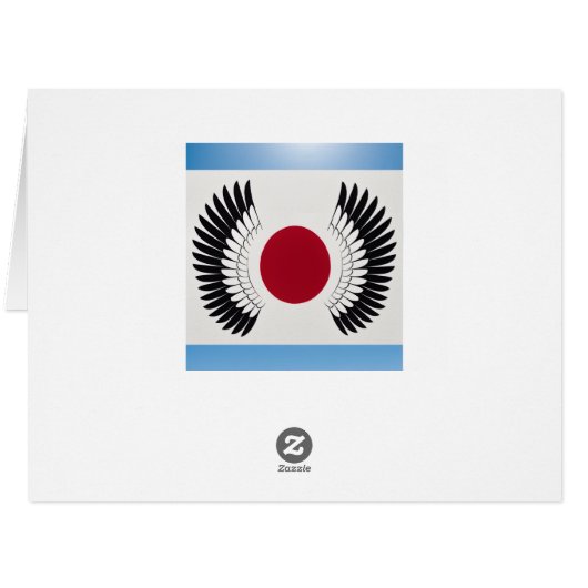 Tancho Couple Friendly Card (Back Horizontal)