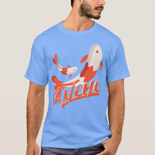 Tancho Koi Fish Pond Carp Japan Japanese Art Sakur T-Shirt