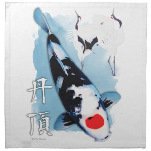 Tancho koi napkin