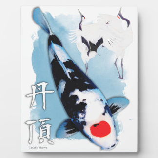 Tancho koi plaque