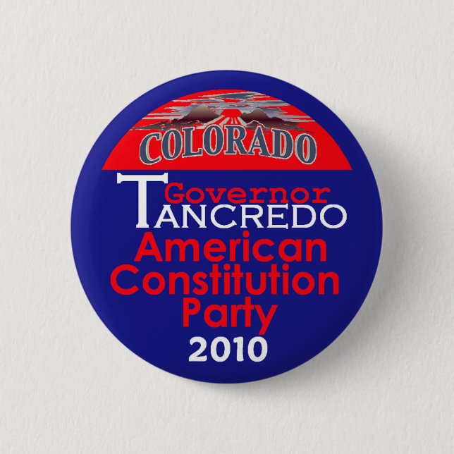TANCREDO Governor Button (Front)