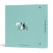 Tandem Bicycle Aqua Wedding Planner Binder