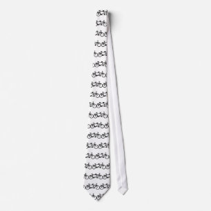 Tandem Bicycle bike Neck Tie