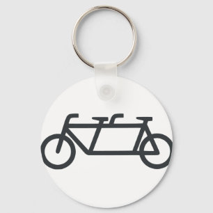 Tandem Bicycle Keychain