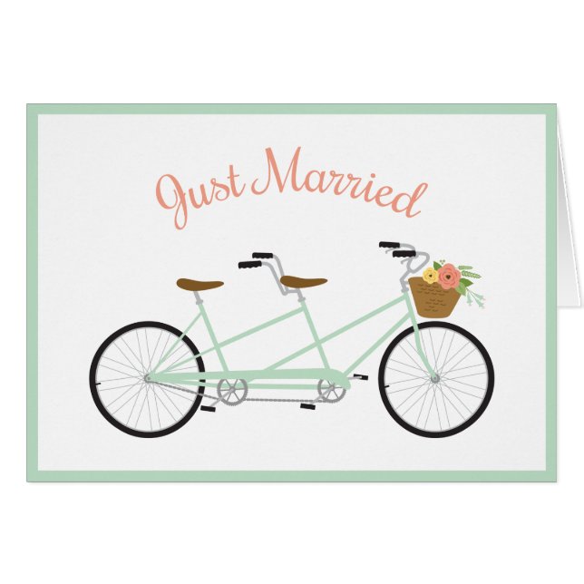 Tandem Bike Cards (Front Horizontal)
