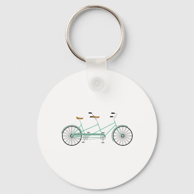 Tandem Bike Keychain (Front)