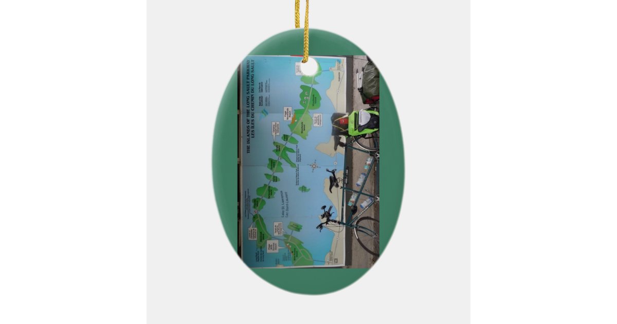 Tandem Bike Ornament Zazzle