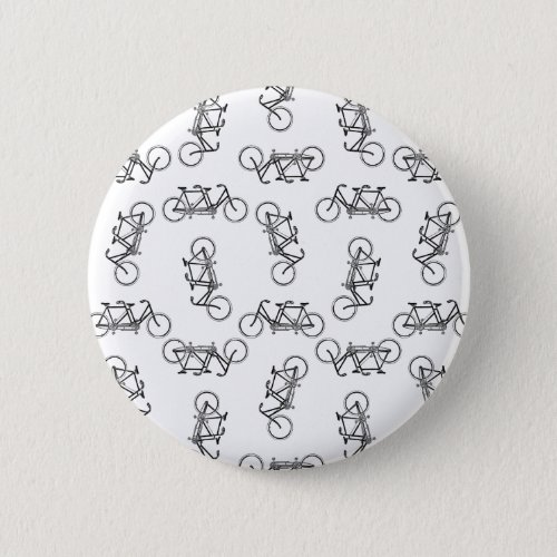 Tandem Bikes Two Seat Bicycles Art CUSTOM COLOR Button