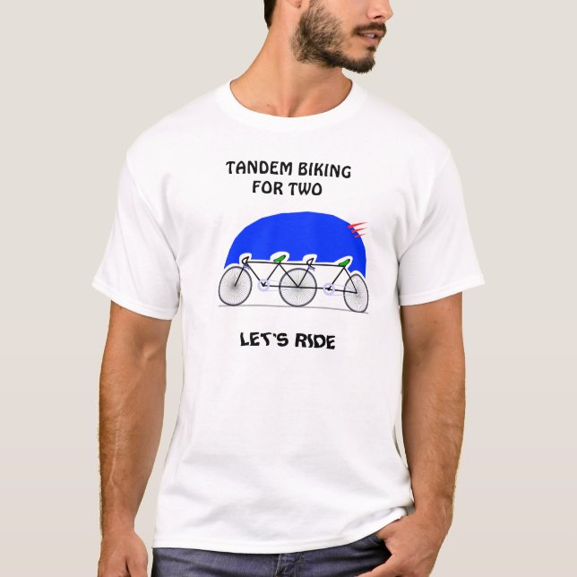Tandem Biking T-Shirt (Front)