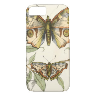 Tandem Butterflies Over Green Leaves iPhone 8/7 Case