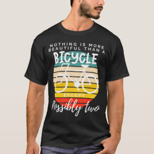 Tandem Joyride: Twice the Fun Bicycle Humor Tee! T-Shirt