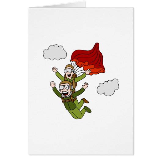 Tandem Sky Diving Cards (Front)