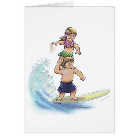 tandem surfers cards (Front)