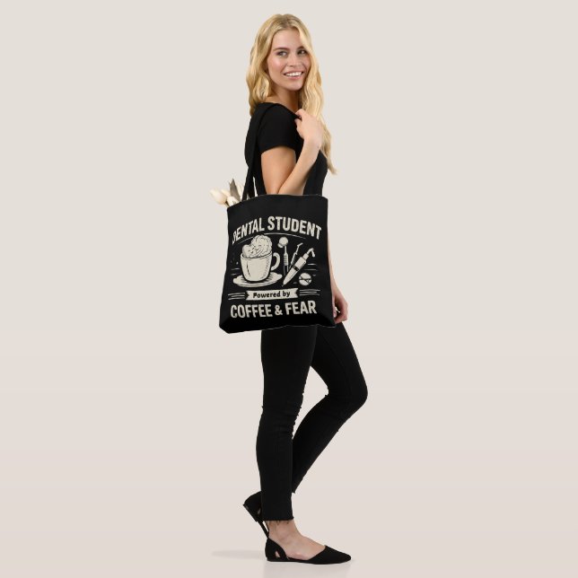 Tandläkar/tandhygien tygpåse bag Tote dental humor (On Model)