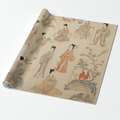 Tang Dynasty Handmaidens Gift Wrap
