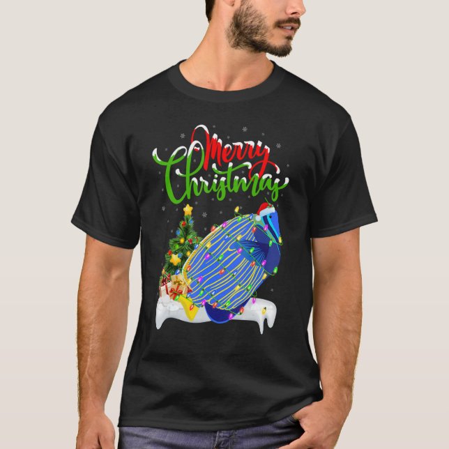Tang Fish   Xmas Decorations Tang Fish Christmas T-Shirt (Front)