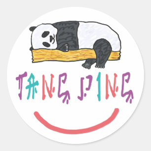 Tang Ping Classic Round Sticker