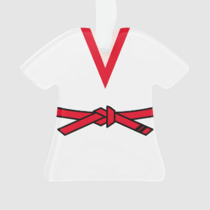 Tang Soo Do 1st Gup Red Belt Personalized Ornament