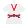 Tang Soo Do 1st Gup Red Belt Personalized Ornament