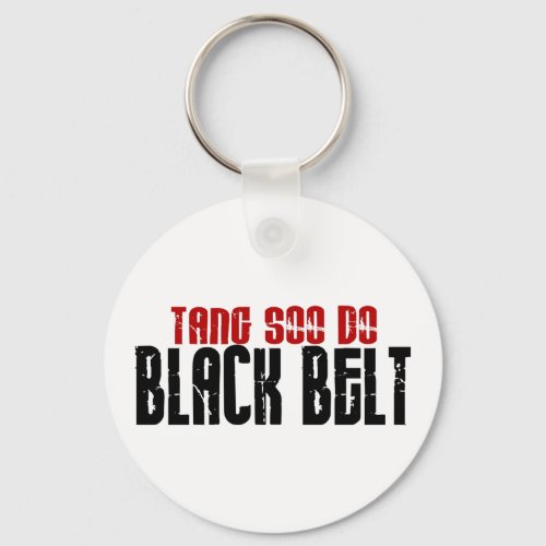 Tang Soo Do Black Belt Karate Keychain