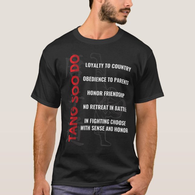 Tang Soo Do Martial Arts Karate Training T-Shirt (Front)