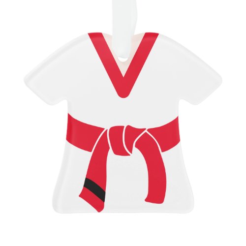 Tang Soo Do Red Belt 2nd Gup Personalized Ornament