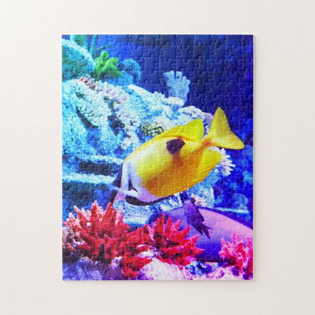 Tang tropical fish jigsaw puzzle (Vertical)