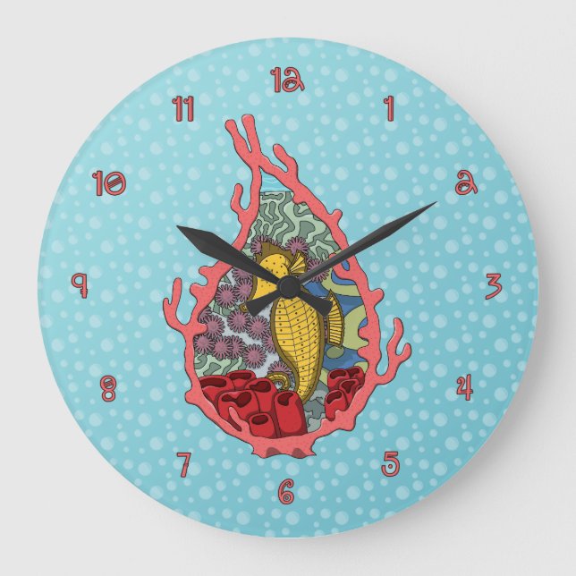 Tanga the Seahorse Clock (Front)