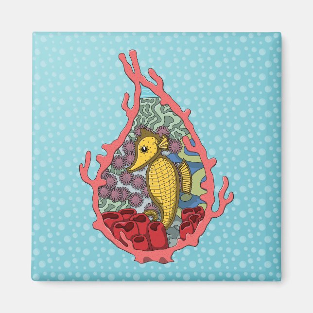 Tanga the Seahorse Magnet (Front)
