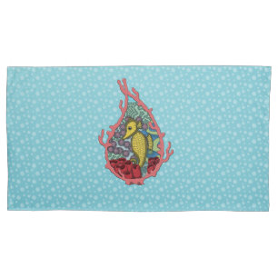 Tanga the Seahorse Pillow Case