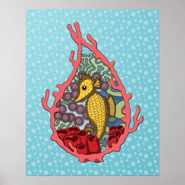 Tanga the Seahorse Poster (Front)