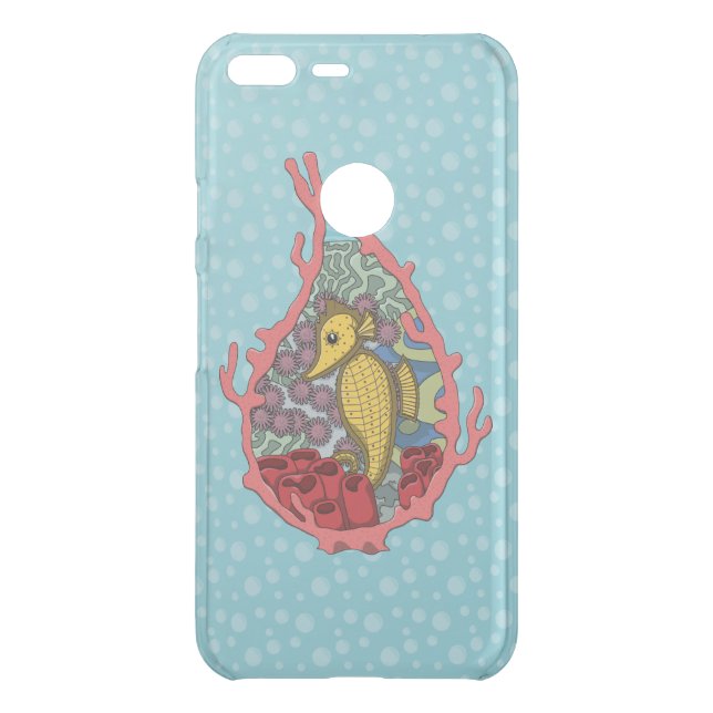 Tanga the Seahorse Uncommon Phone Case (Back)