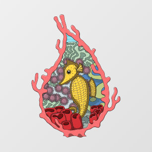 Tanga the Seahorse Wall Decal