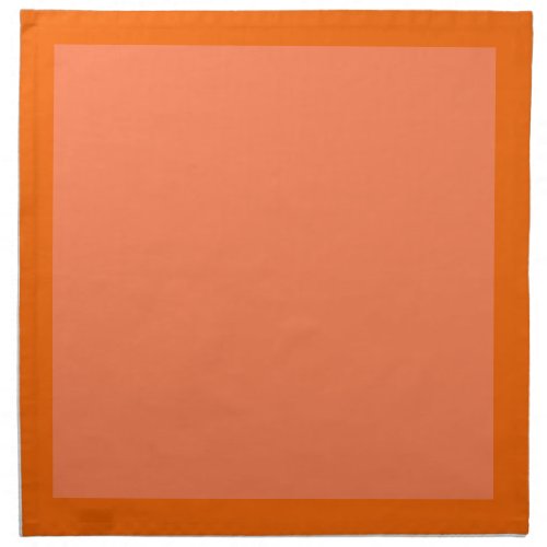 Tangerine and Coral-Colored Napkins