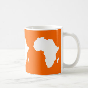 Tangerine Audacious Africa Coffee Mug