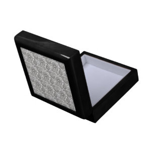 Tangerine Black Paisley Gift Box