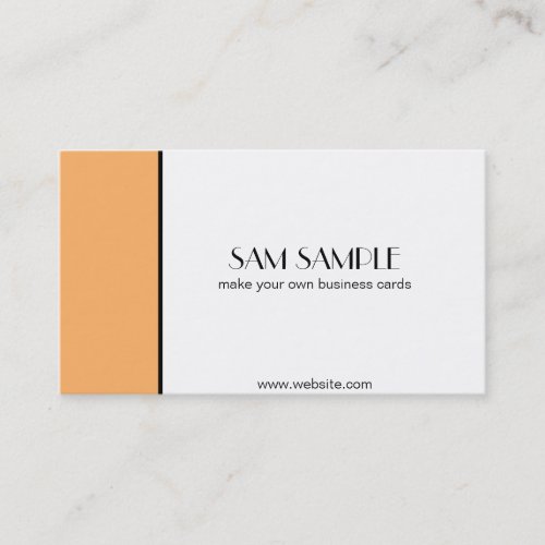 Tangerine Business Cards