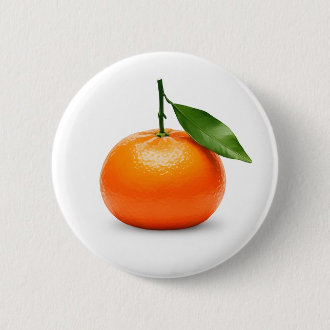 Tangerine Button (Front)