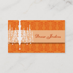 Tangerine Chandelier Biz Card