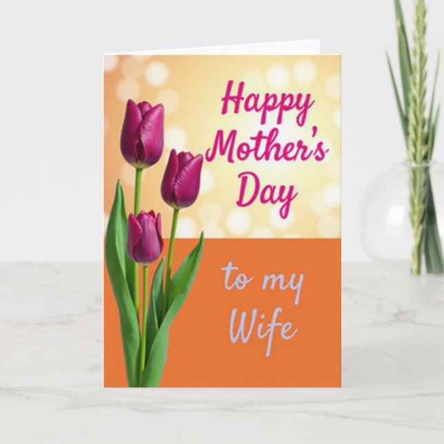 Tangerine Dream Mothers Day Card (Front)