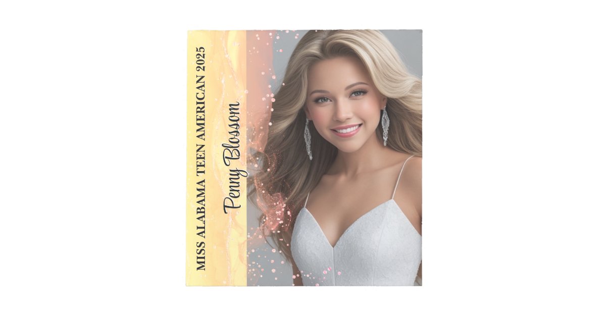 Tangerine Dream Pageant Autograph Pad Notepad | Zazzle
