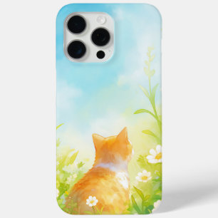 Tangerine Flower Garden iPhone 15 Pro Max Case