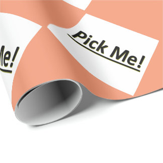 Tangerine Gift Wrapping Paper