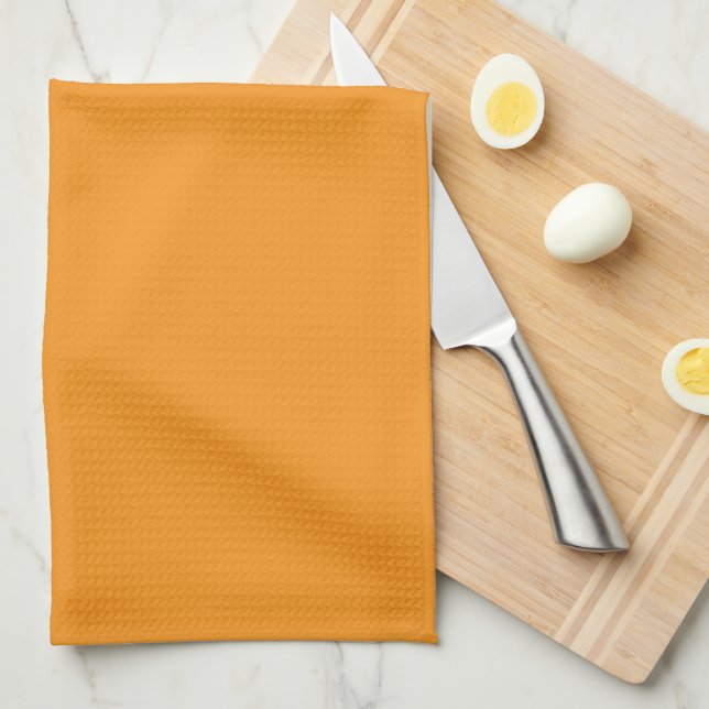 Tangerine  kitchen towel (Quarter Fold)
