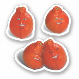 Tangerine Love Sticker