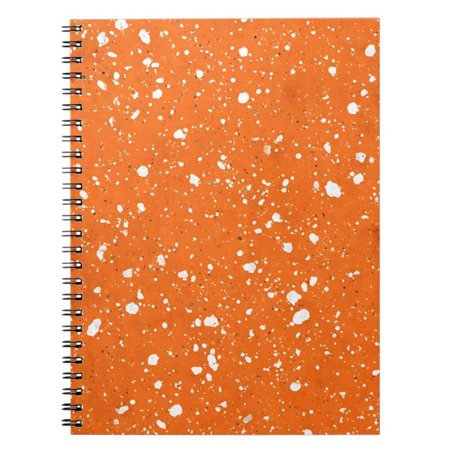 Tangerine Marble Notebook (Front)